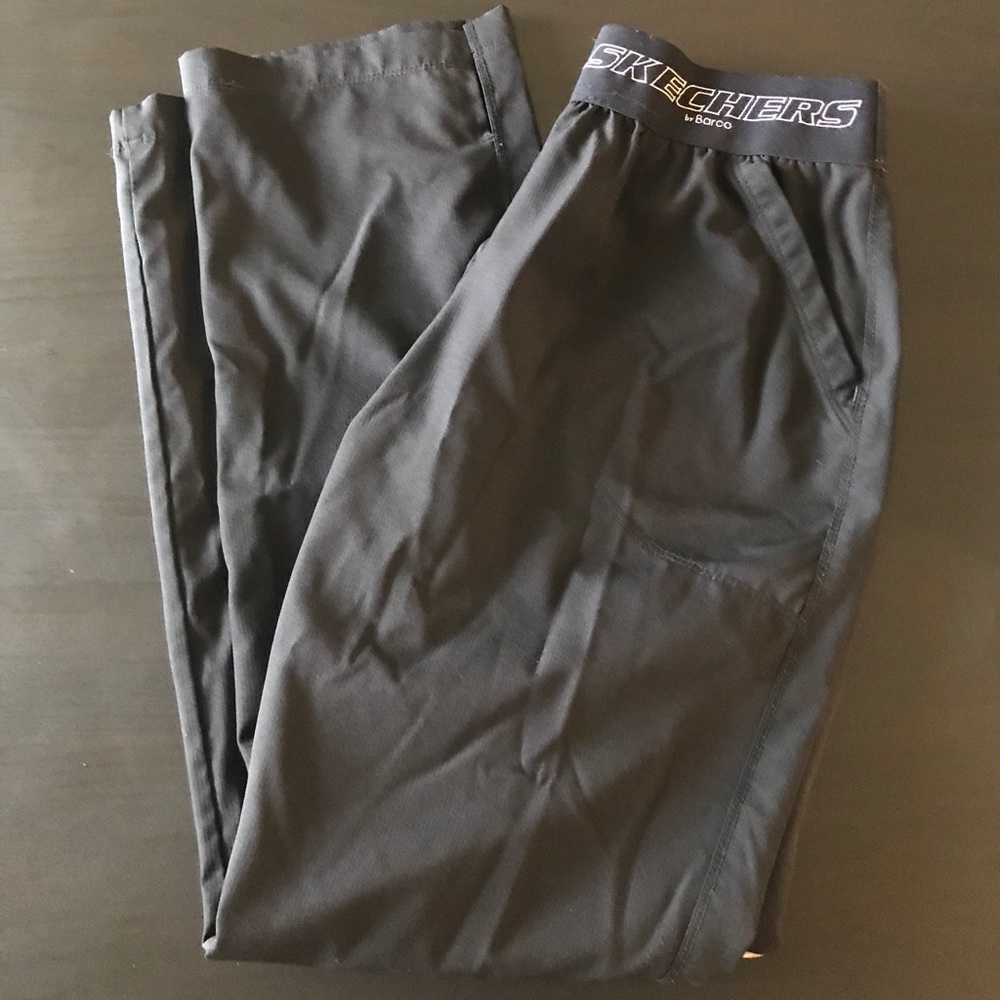 Black scrub pants